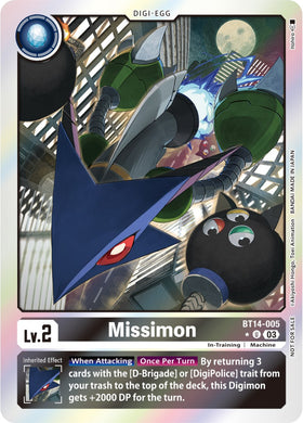 Missimon (Blast Ace Box Promotion Pack) [BT14-005] [Blast Ace] Foil