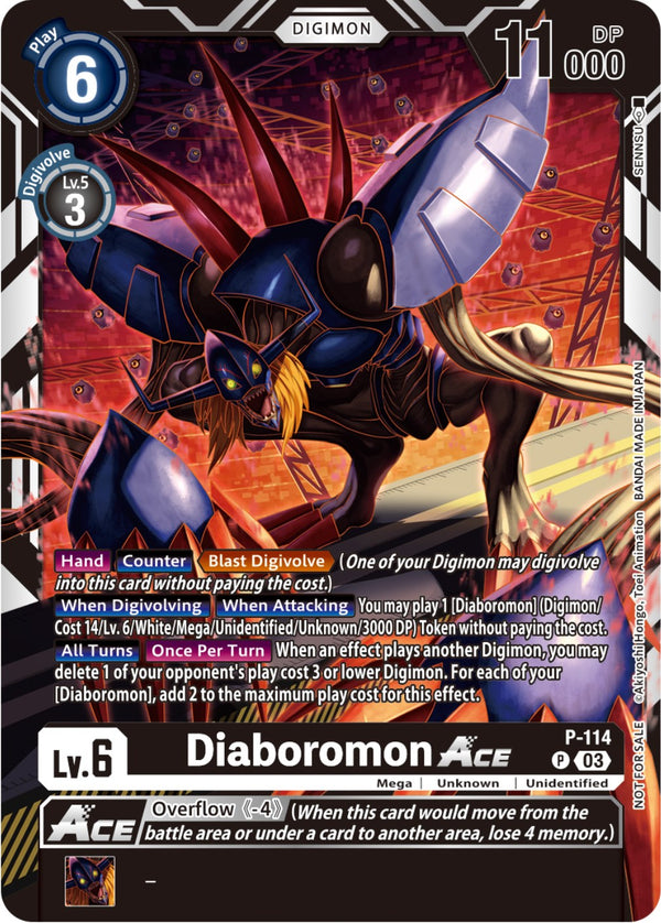 Diaboromon ACE (3rd Anniversary Survey Pack) [P-114] [Digimon Promotion Cards]
