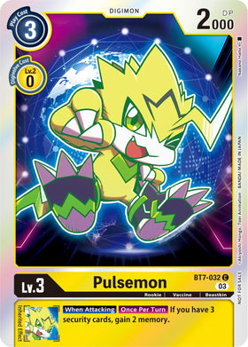 Pulsemon (Official Tournament Pack Vol.11) [BT7-032] [Next Adventure] Foil