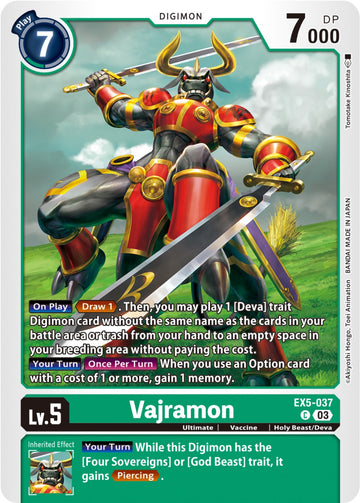 Vajramon [EX5-037 C] [Animal Colosseum]