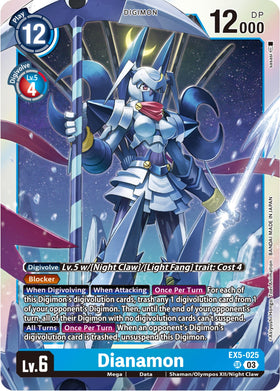 Dianamon [EX5-025] [Animal Colosseum] Foil