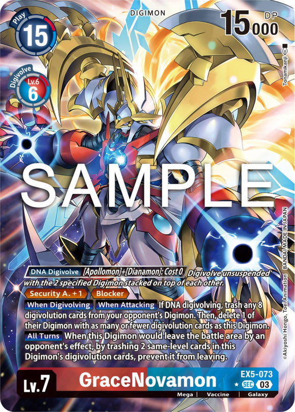 GraceNovamon (Alternate Art) [EX5-073] [Animal Colosseum] Foil