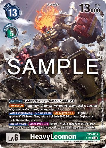 HeavyLeomon (Alternate Art) [EX5-055] [Animal Colosseum] Foil