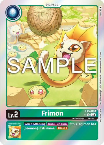Frimon (Animal Colosseum Box Promotion Pack) [EX5-004] [Animal Colosseum] Foil