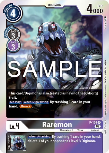 Raremon (Limited Card Pack Ver.2) [P-101] [Digimon Promotion Cards] Foil