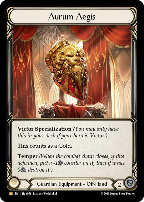 Aurum Aegis [HVY051] [Heavy Hitters] Rainbow Foil