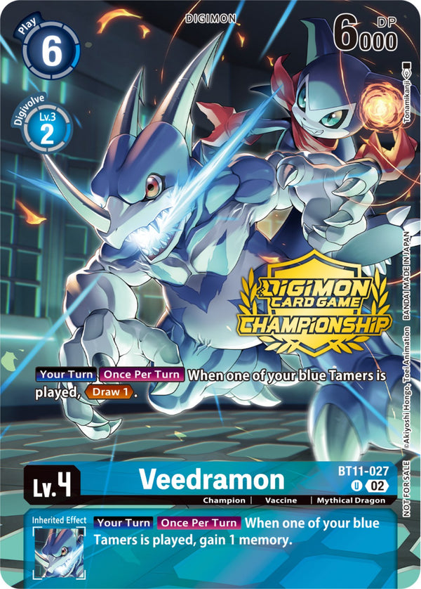 Veedramon (Championship 2023 Tamers Pack) [BT11-027] [Dimensional Phase] Foil