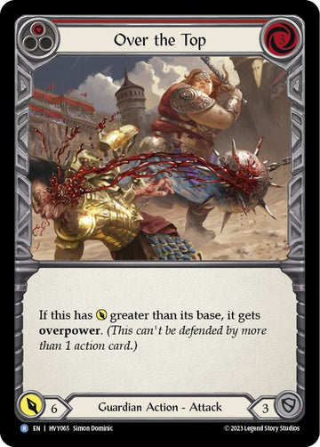 Over the Top (Red) [HVY065] [Heavy Hitters] Rainbow Foil