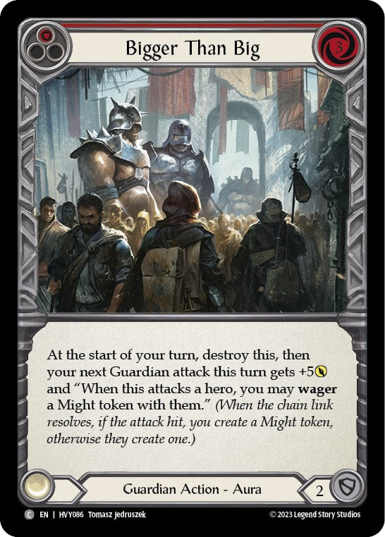 Bigger Than Big (Red) [HVY086] [Heavy Hitters] Rainbow Foil