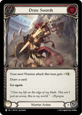 Draw Swords (Red) [HVY121] [Heavy Hitters] Rainbow Foil