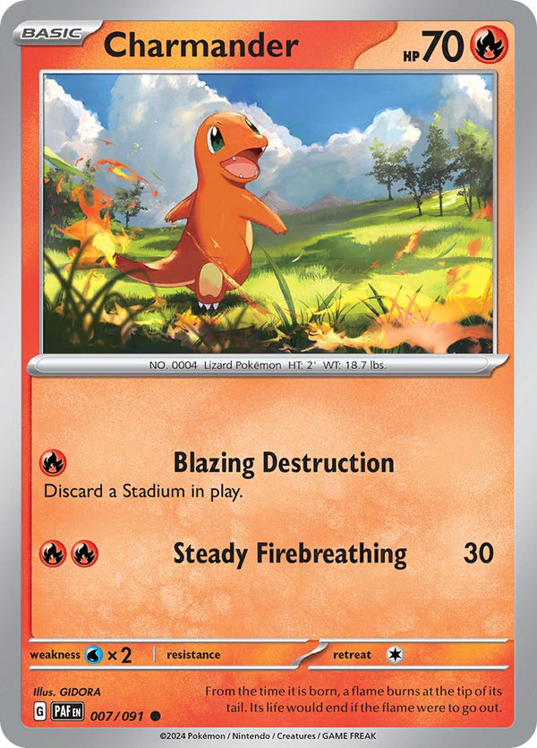 Charmander [007/091] [Paldean Fates] Reverse Holofoil