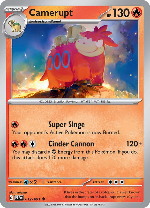 Camerupt [012/091] [Paldean Fates]