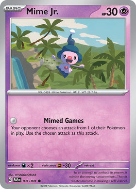 Mime Jr. [031/091] [Paldean Fates]
