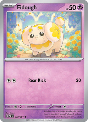 Fidough [038/091] [Paldean Fates] Reverse Holofoil