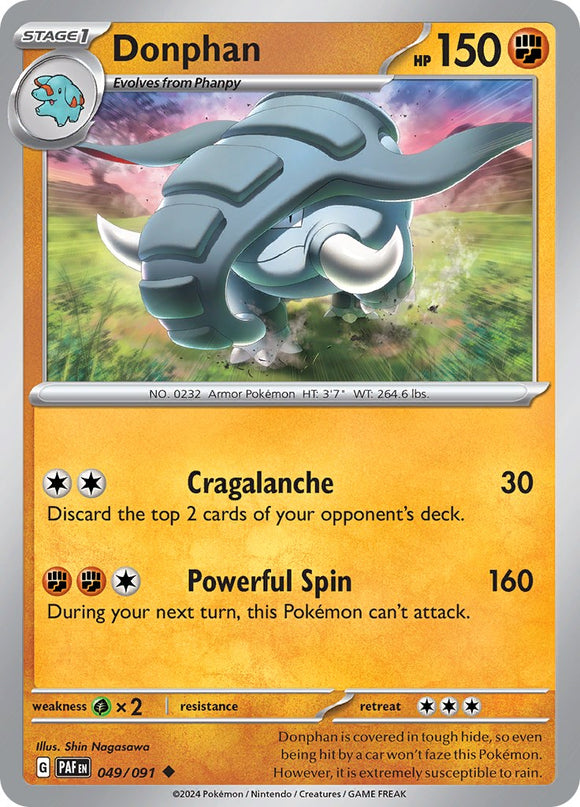 Donphan [049/091] [Paldean Fates]