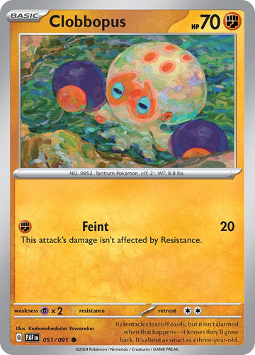 Clobbopus [051/091] [Paldean Fates] Reverse Holofoil