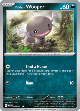 Paldean Wooper [058/091] [Paldean Fates]
