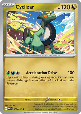 Cyclizar [070/091] [Paldean Fates] Holofoil