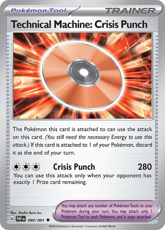 Technical Machine: Crisis Punch [090/091] [Paldean Fates] Reverse Holofoil