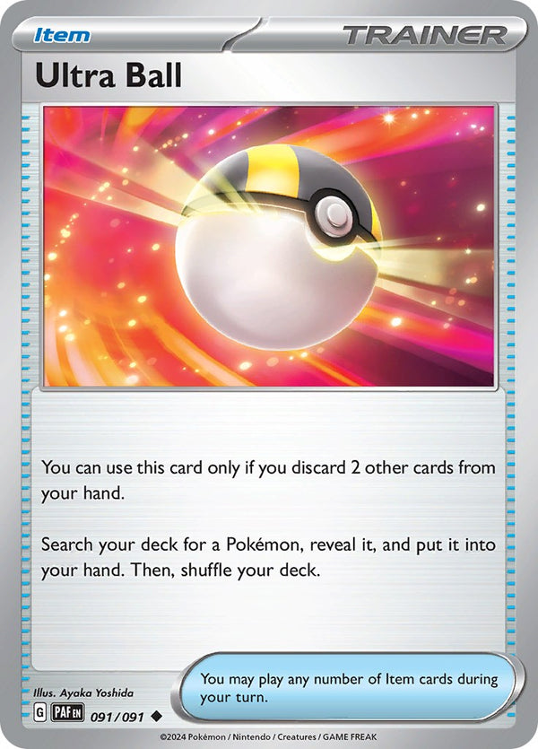 Ultra Ball [091/091] [Paldean Fates] Reverse Holofoil