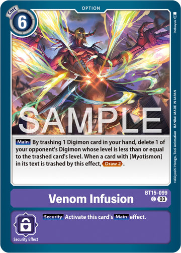 Venom Infusion [BT15-099 C] [Exceed Apocalypse]