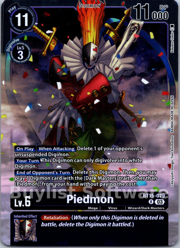 Piedmon [BT15-079] [Exceed Apocalypse] Foil