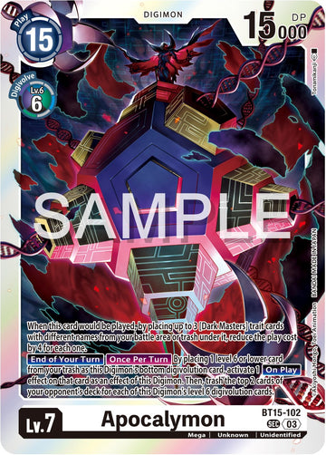 Apocalymon [BT15-102] [Exceed Apocalypse] Foil