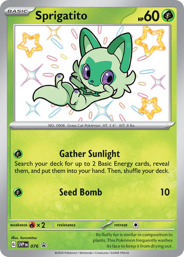Sprigatito [076] [Scarlet & Violet Promo Cards] Holofoil