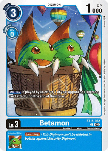 Betamon [BT15-022 C] [Exceed Apocalypse]