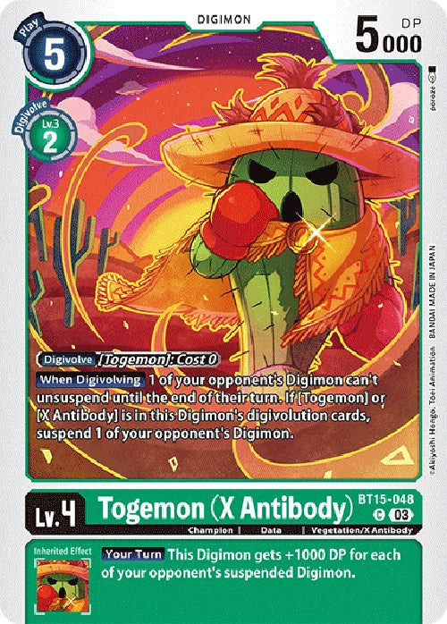 Togemon (X Antibody) [BT15-048] [Exceed Apocalypse]