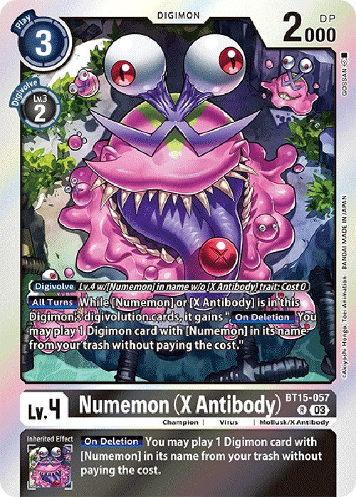 Numemon (X Antibody) [BT15-057] [Exceed Apocalypse] Foil