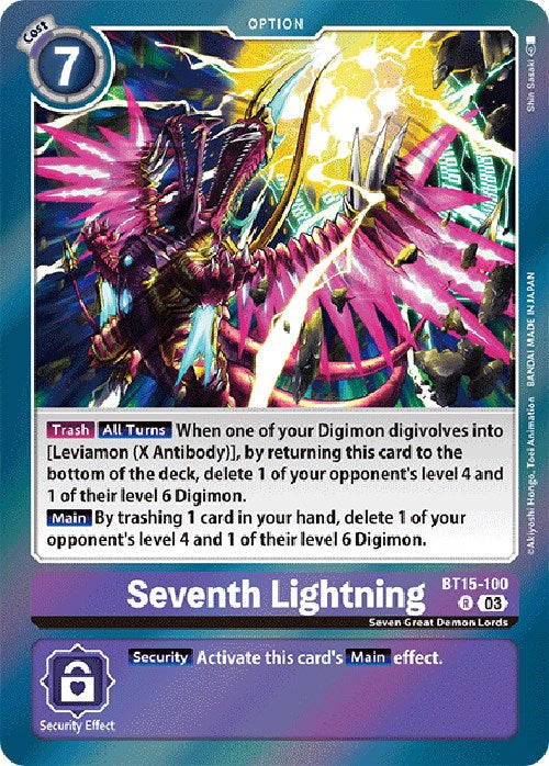 Seventh Lightning [BT15-100] [Exceed Apocalypse] Foil