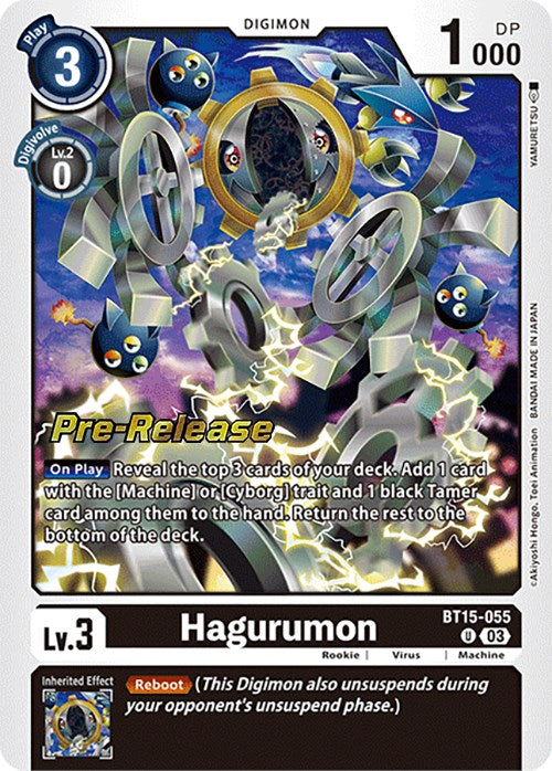 Hagurumon [BT15-055] [Exceed Apocalypse Pre-Release Cards] Foil