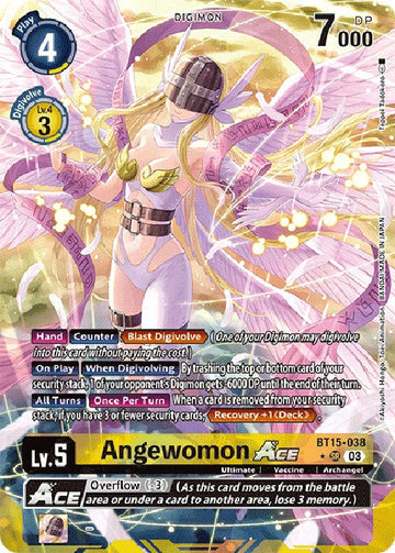Angewomon ACE (Alternate Art) [BT15-038 SR] [Exceed Apocalypse] Foil