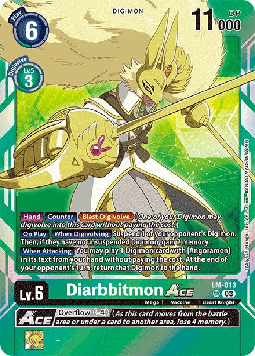 Diarbbitmon ACE (English Exclusive) [LM-013] [Exceed Apocalypse] Foil