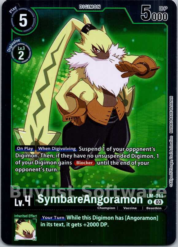 SymbareAngoramon (English Exclusive) [LM-011] [Exceed Apocalypse] Foil