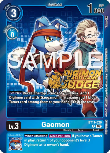 Gaomon (Judge Pack 5) [BT11-020] [Dimensional Phase] Foil