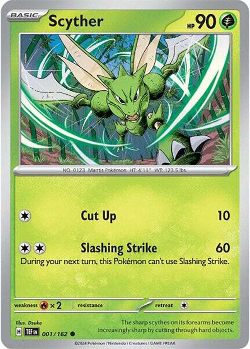 Scyther [001/162] [Temporal Forces] Reverse Holofoil