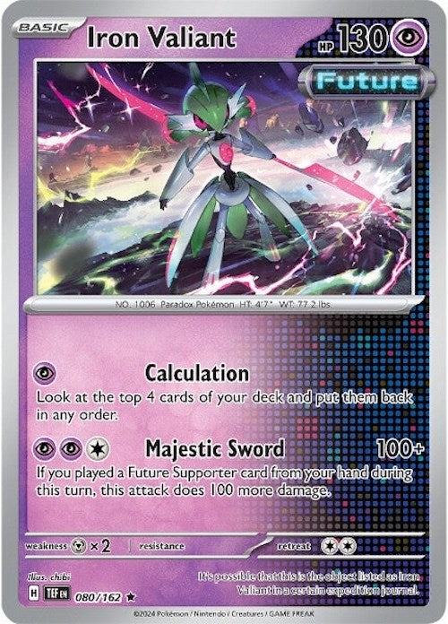 Iron Valiant [080/162] [Temporal Forces] Reverse Holofoil