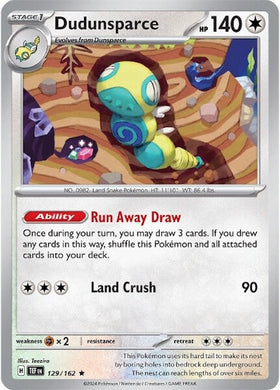 Dudunsparce [129/162] [Temporal Forces] Holofoil