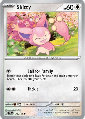 Skitty [130/162] [Temporal Forces] Reverse Holofoil