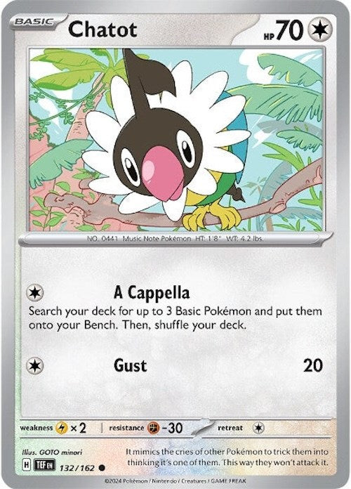 Chatot [132/162] [Temporal Forces] Reverse Holofoil