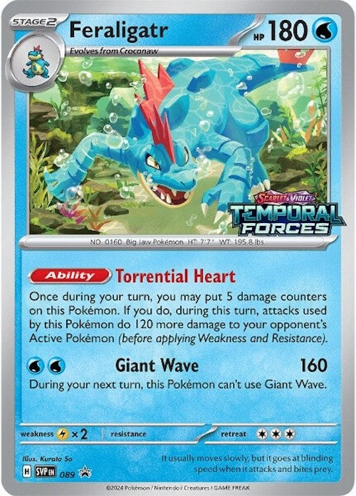 Feraligatr (Scarlet & Violet Promo Cards Stamped) [089] [Scarlet & Violet Promo Cards] Holofoil