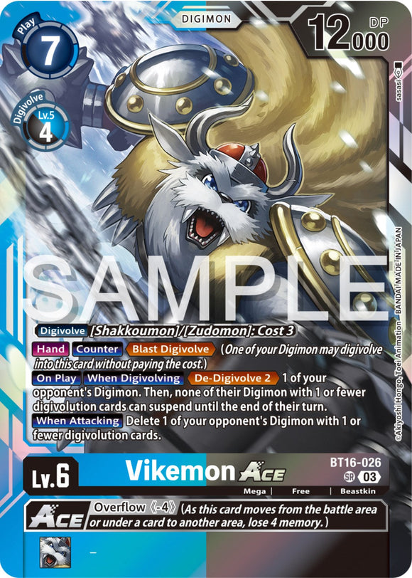 Vikemon ACE [BT16-026 SR] [Beginning Observer] Foil
