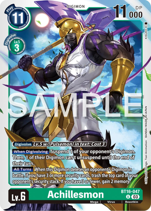Achillesmon [BT16-047 U] [Beginning Observer]