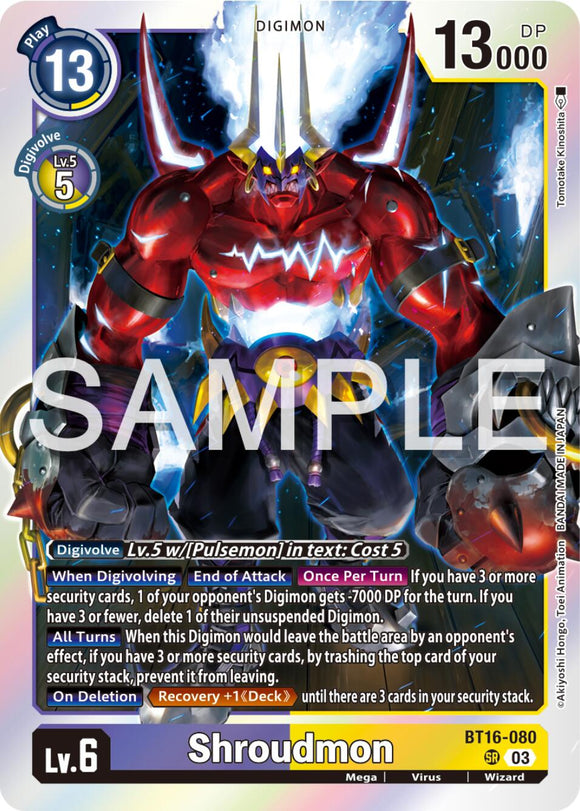 Shroudmon [BT16-080] [Beginning Observer] Foil