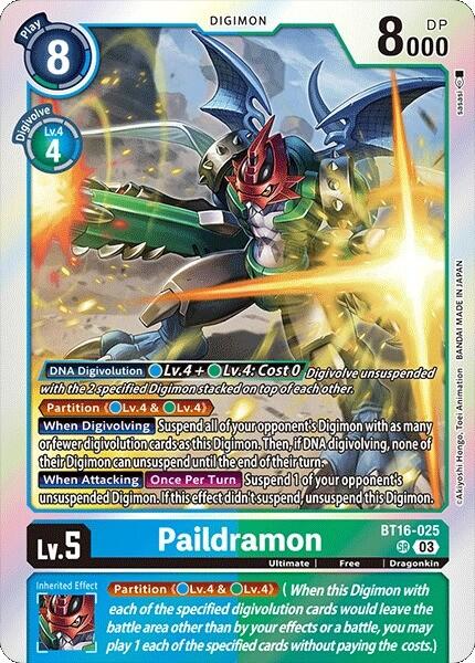 Paildramon [BT16-025] [Beginning Observer] Foil