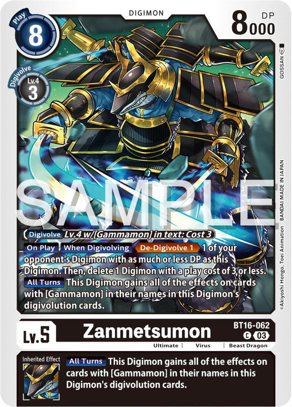 Zanmetsumon [BT16-062 C] [Beginning Observer]