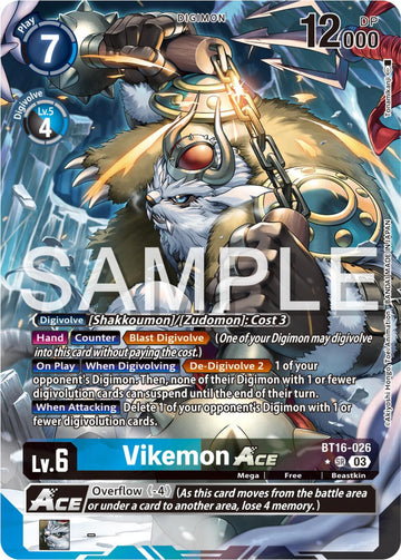 Vikemon ACE (Alternate Art) [BT16-026 SR] [Beginning Observer] Foil