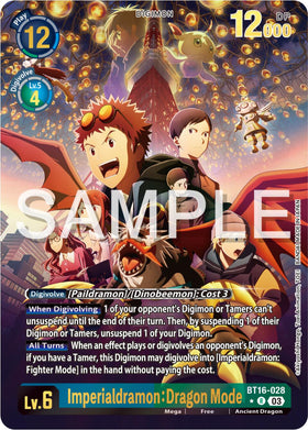 Imperialdramon: Dragon Mode (Alternate Art) [BT16-028] [Beginning Observer] Foil